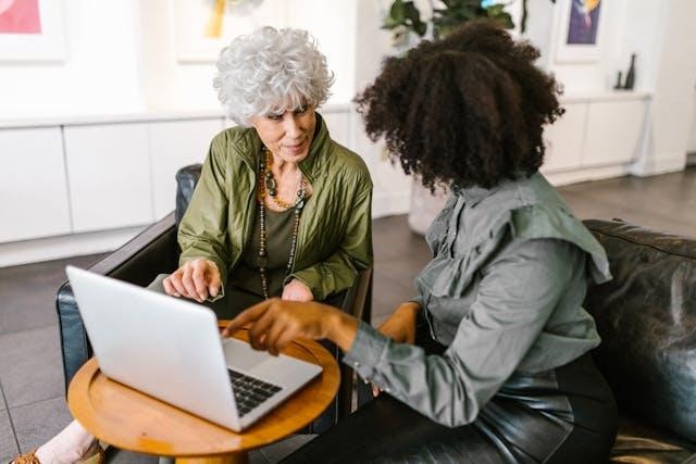 2 girls and a laptop